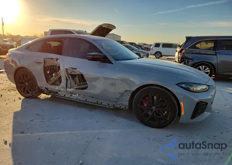 2024 BMW I4 M50 z USA, uszkodzony, nr VIN WBY33AW01RFS34402